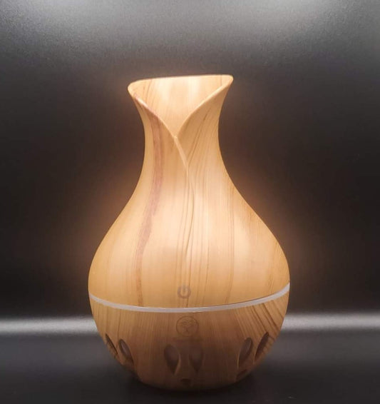 Portable Light wood grain Mist Aromatherapy Diffuser