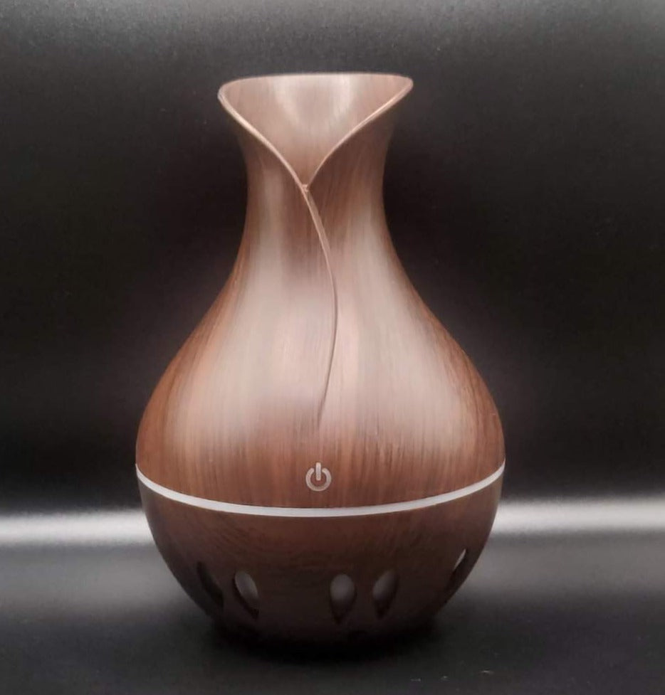 Portable Dark wood grain Mist Aromatherapy Diffuser